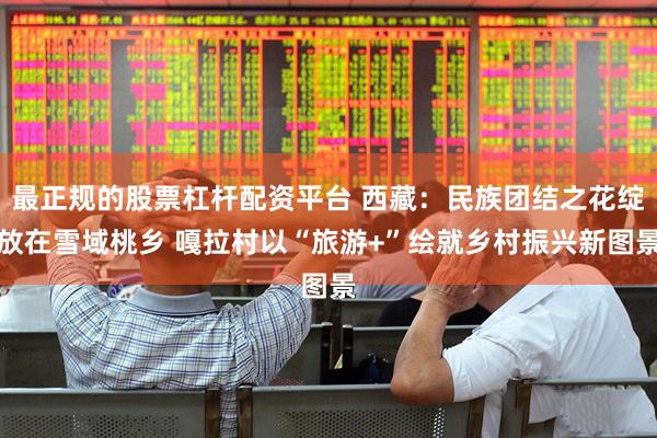 最正规的股票杠杆配资平台 西藏：民族团结之花绽放在雪域桃乡 嘎拉村以“旅游+”绘就乡村振兴新图景